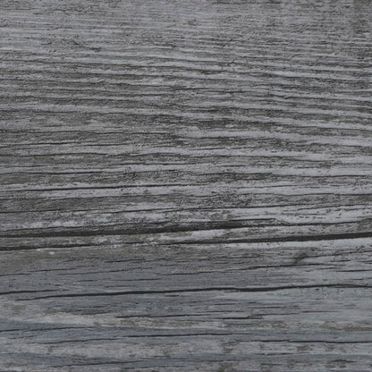 Listoni Autoadesivi in PVC 5,21 m² 2 mm Grigio Lucido - homemem39