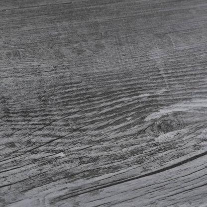 Listoni Autoadesivi in PVC 5,21 m² 2 mm Grigio Lucido - homemem39