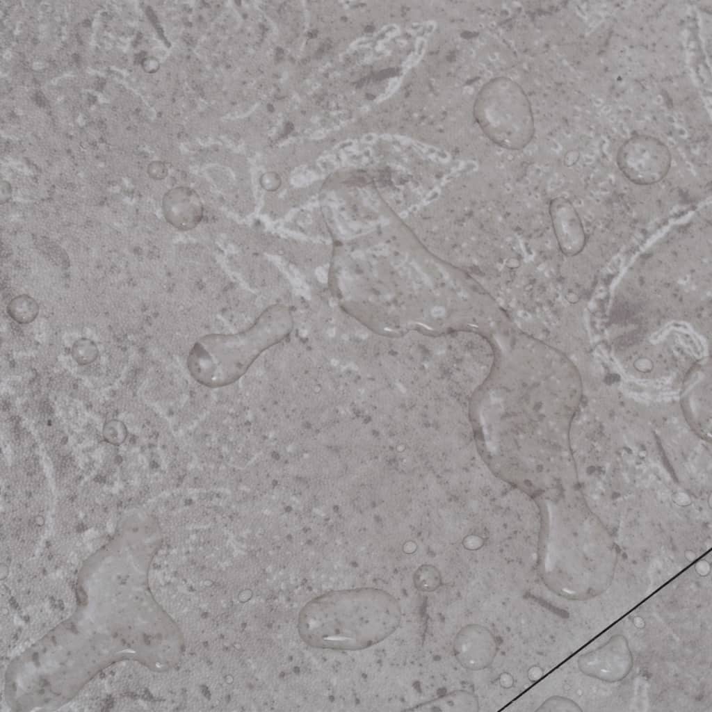 Listoni Autoadesivi in PVC 5,21 m² 2 mm Grigio Terra - homemem39