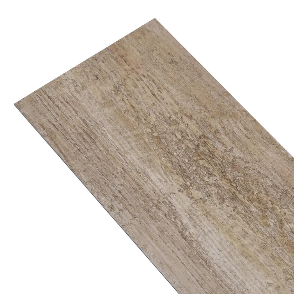 Listoni Autoadesivi in PVC 5,21 m² 2 mm Legno Slavato - homemem39