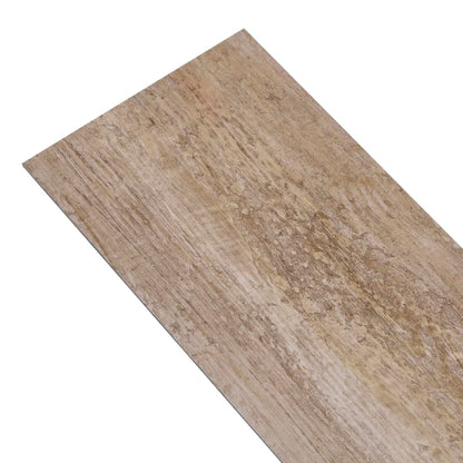 Listoni Autoadesivi in PVC 5,21 m² 2 mm Legno Slavato - homemem39