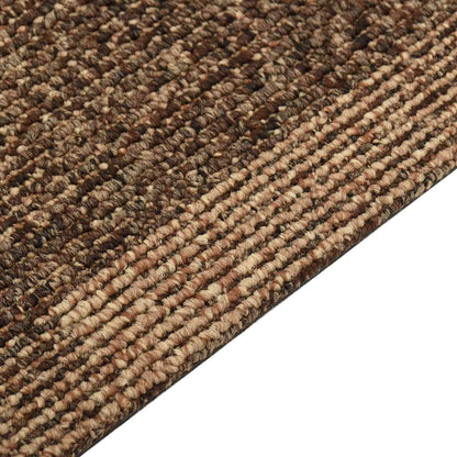 Moquette per pavimenti 20 pcs Marrone 50 x 50 cm PP | homemem39