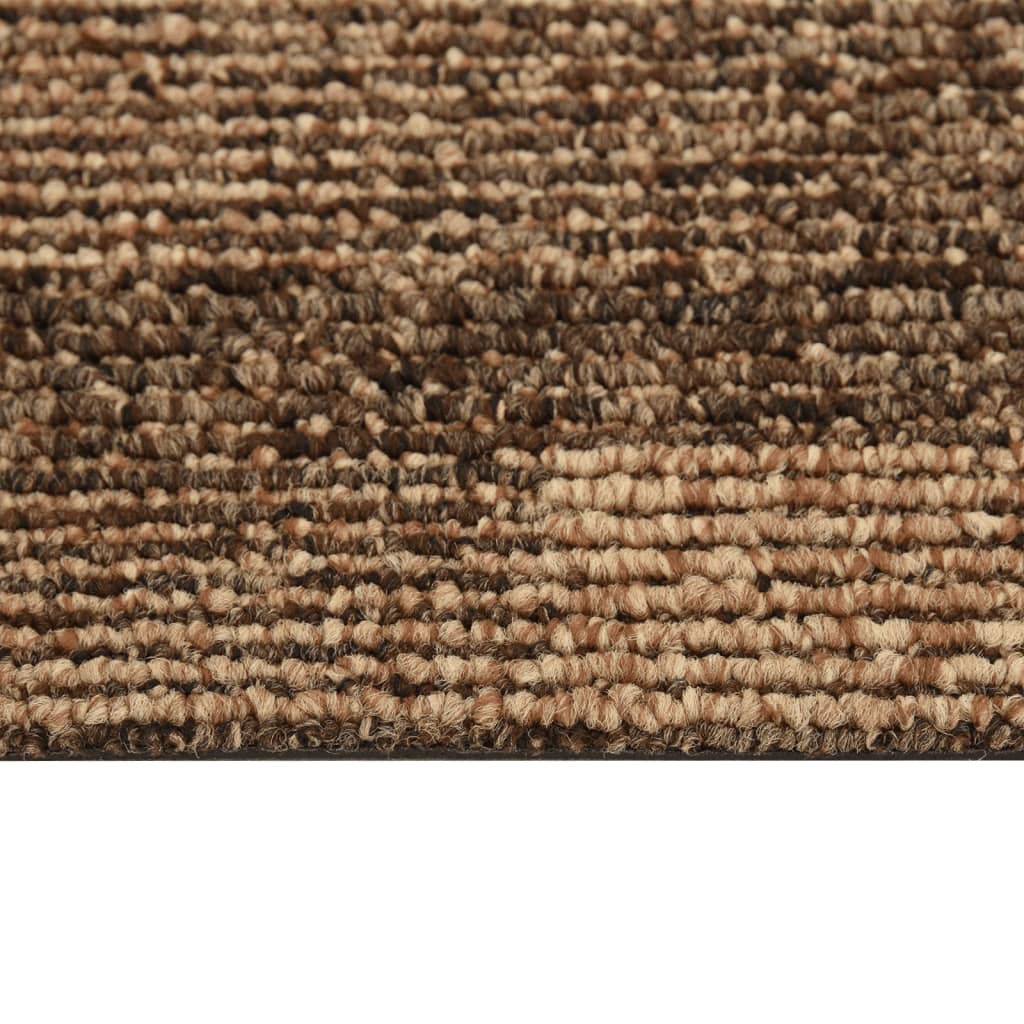 Quadrotte di Moquette 20 pz 5 m² Marroni - homemem39