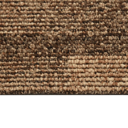 Quadrotte di Moquette 20 pz 5 m² Marroni - homemem39