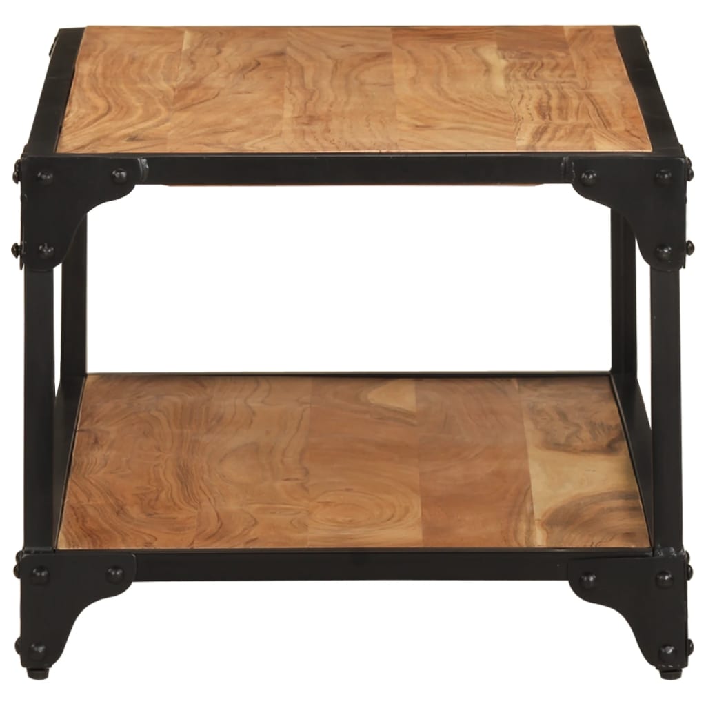 Tavolino da Salotto 90x45x35 cm in Legno Massello di Acacia | homemem39