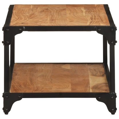 Tavolino da Salotto 90x45x35 cm in Legno Massello di Acacia | homemem39