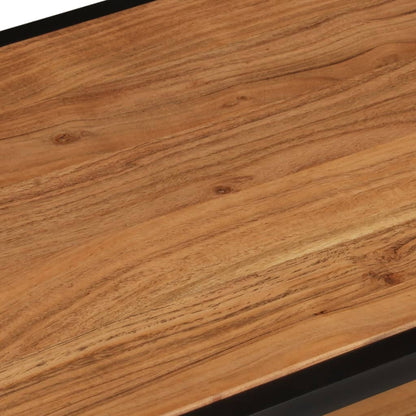 Tavolino da Salotto 90x45x35 cm in Legno Massello di Acacia | homemem39