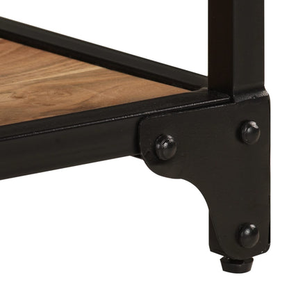 Tavolino da Salotto 90x45x35 cm in Legno Massello di Acacia | homemem39