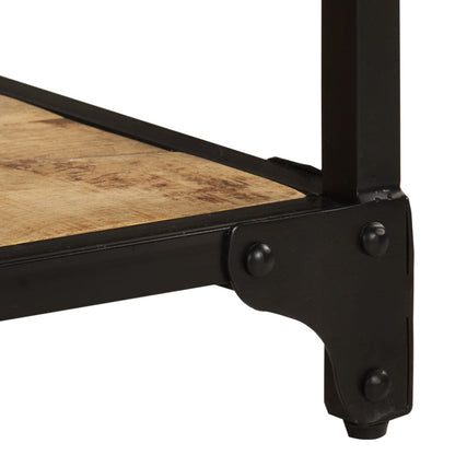 Tavolino da Salotto 90x45x35 cm Legno Massello di Mango Grezzo | homemem39
