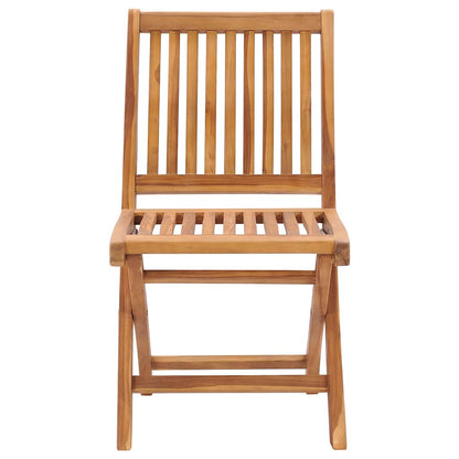 Sedie Pieghevoli con Cuscini 6 pz Massello di Teak