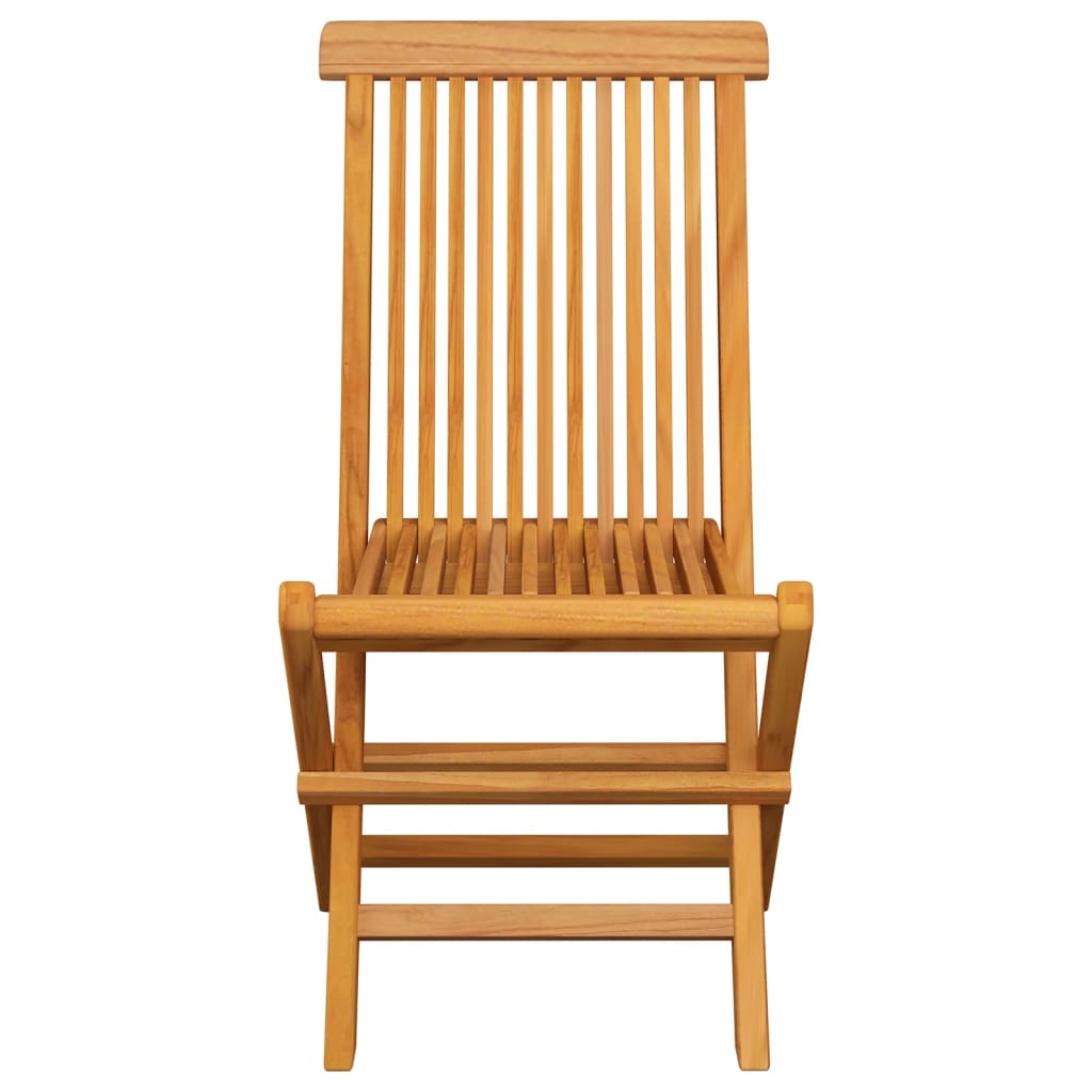 Sedie da Giardino Pieghevoli 8 pz in Legno Massello di Teak - homemem39