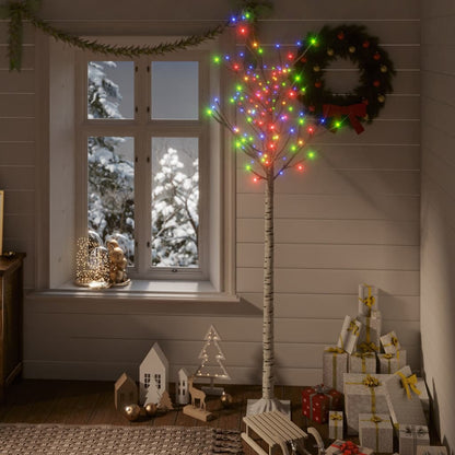 Albero Natale 180 LED 1,8 m Salice Colorato Interno Esterno - homemem39