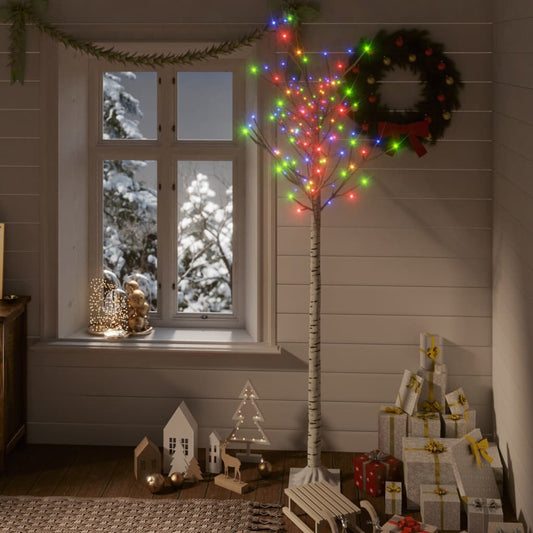 Albero Natale 180 LED 1,8 m Salice Colorato Interno Esterno - homemem39