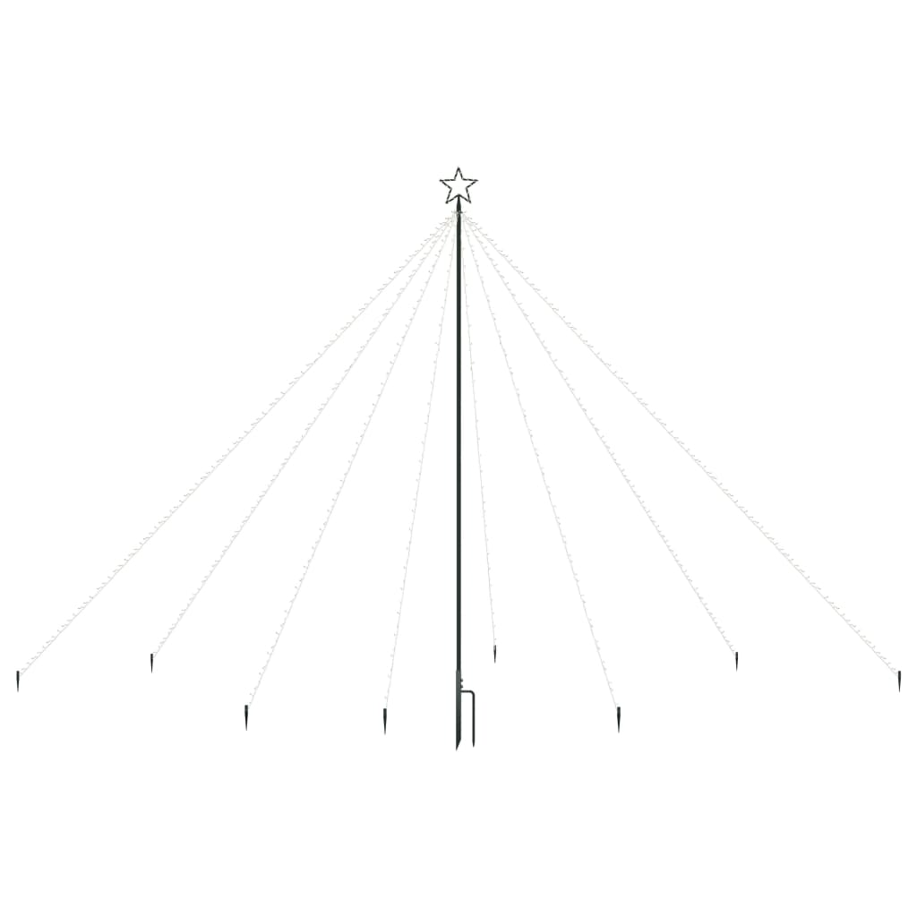 Luci per Albero di Natale Interni Esterni 576 LED Blu 3,6 m - homemem39