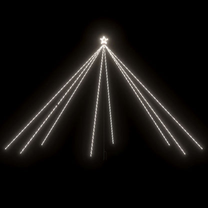 Luci Albero di Natale Interni Esterni 800 LED Bianco Freddo 5 m - homemem39