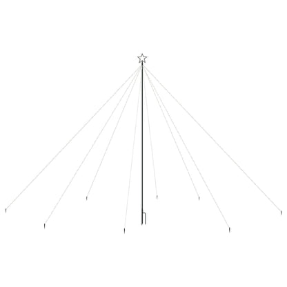 Luci Albero di Natale Interni Esterni 800 LED Bianco Freddo 5 m - homemem39