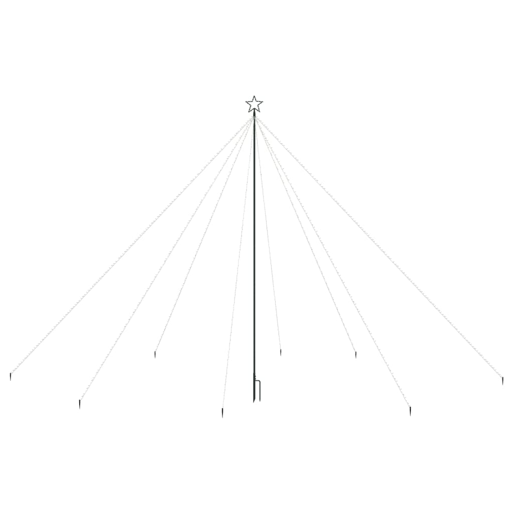 Luci per Albero di Natale Interni Esterni 800 LED Colorati 5 m