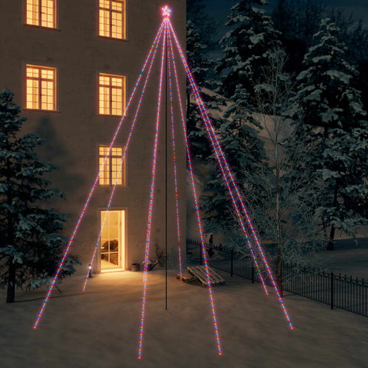 Luci per Albero di Natale Interni Esterni 1300 LED Colorati 8 m - homemem39