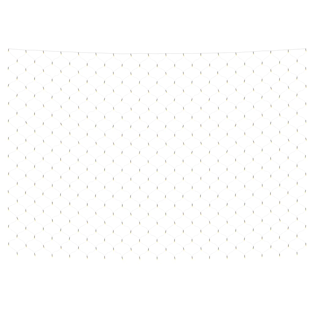 Luci di Natale Rete Bianco Caldo 3x2m 204 LED Interni Esterni