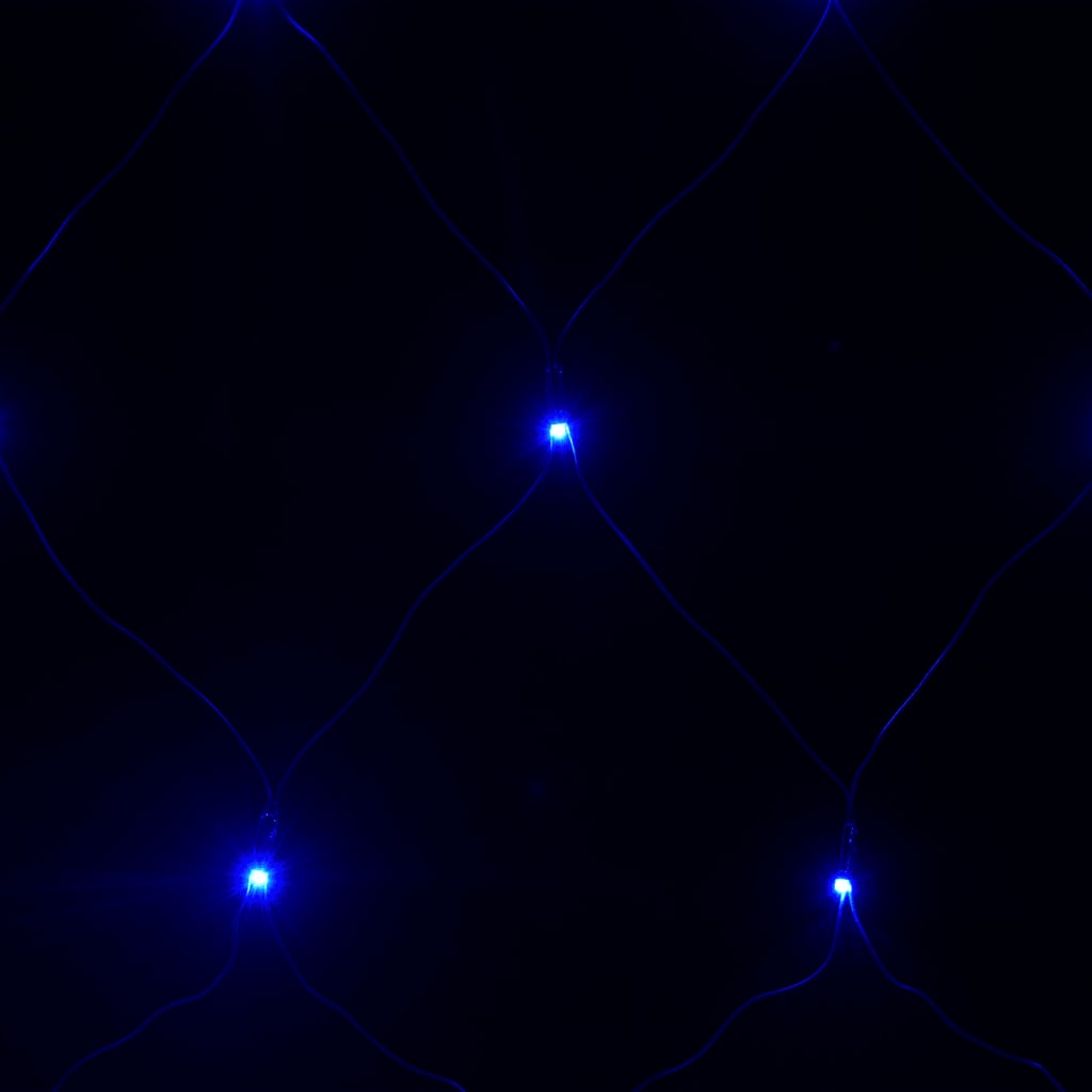 Rete Luci di Natale Blu Chiaro 3x2m 204 LED Interni Esterni