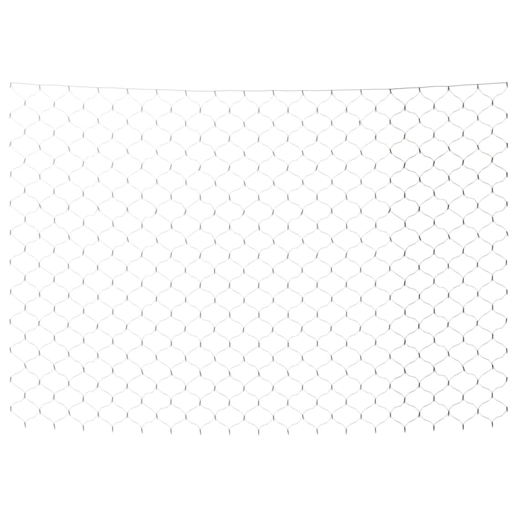 Luci di Natale Rete Bianco Freddo 3x3m 306 LED Interni Esterni