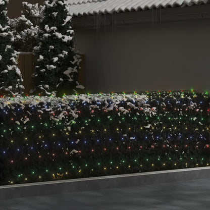 Luci di Natale a Rete Colorate 3x3m 306 LED Interni Esterni - homemem39