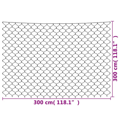 Luci di Natale a Rete Colorate 3x3m 306 LED Interni Esterni - homemem39