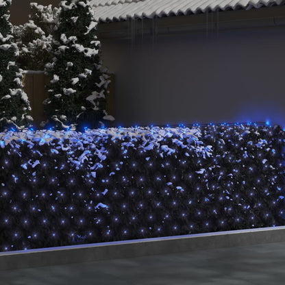 Luci di Natale Rete Blu 4x4m 544 LED Interni Esterni - homemem39