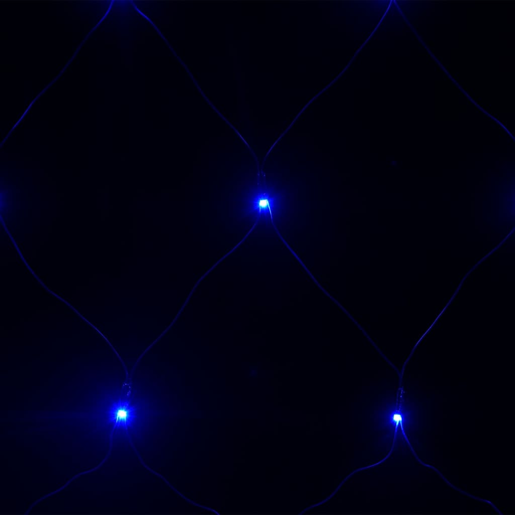 Luci di Natale Rete Blu 4x4m 544 LED Interni Esterni - homemem39