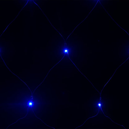 Luci di Natale Rete Blu 4x4m 544 LED Interni Esterni - homemem39