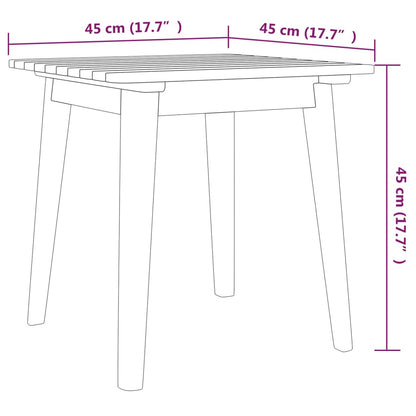 Set da Bistrot 3 pz in Legno Massello di Acacia