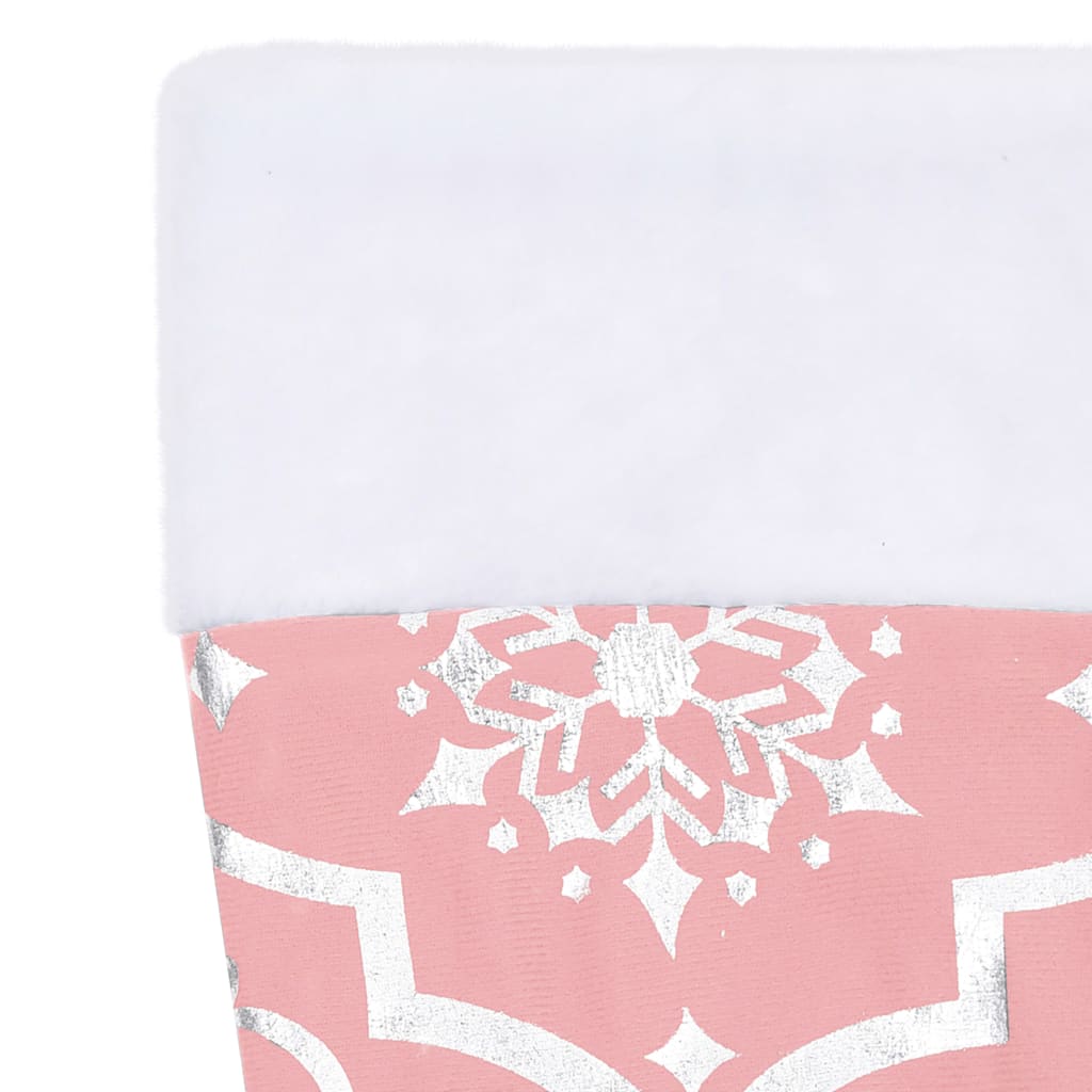Gonna Albero Natale Raffinata con Calza Rosa Tessuto 150 cm - homemem39