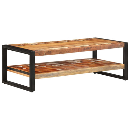 Tavolino da Salotto 120x60x40 cm in Legno Massello di Recupero | homemem39