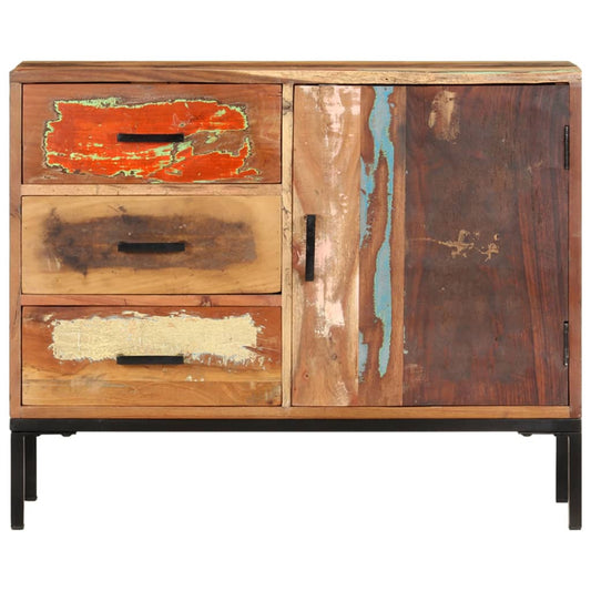 Credenza 88x30x73 cm in Legno Massello di Recupero - homemem39