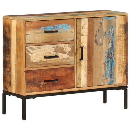 Credenza 88x30x73 cm in Legno Massello di Recupero - homemem39
