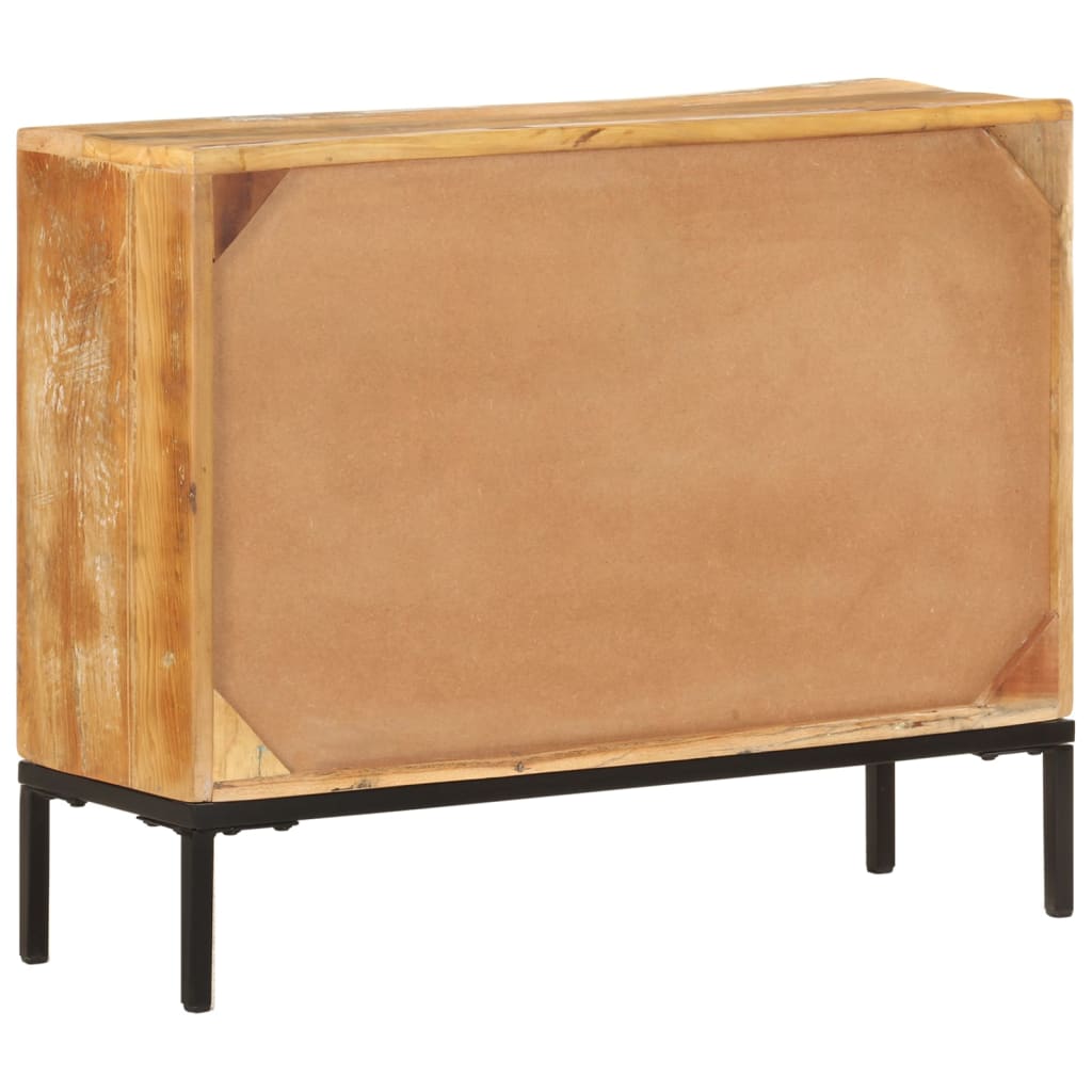 Credenza 88x30x73 cm in Legno Massello di Recupero - homemem39