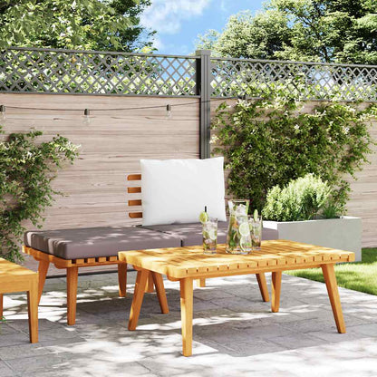 3-piece Garden Sofa Set with Solid Acacia Cushions