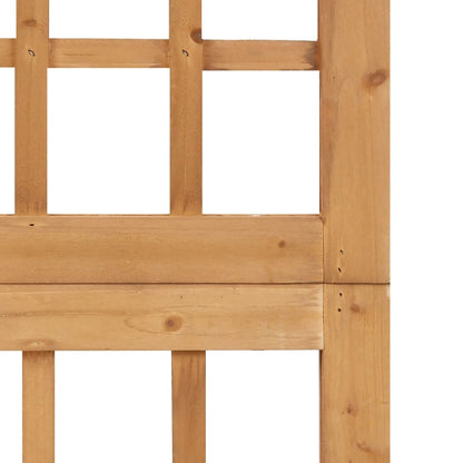 Divisorio a 5 Pannelli in Legno Massello di Abete 201,5x180 cm | homemem39