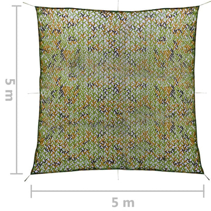 Rete Mimetica con Custodia 5x5 m Verde | homemem39