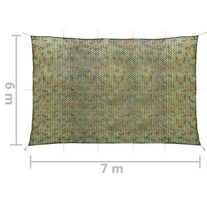 Rete Mimetica con Custodia 6x7 m Verde | homemem39