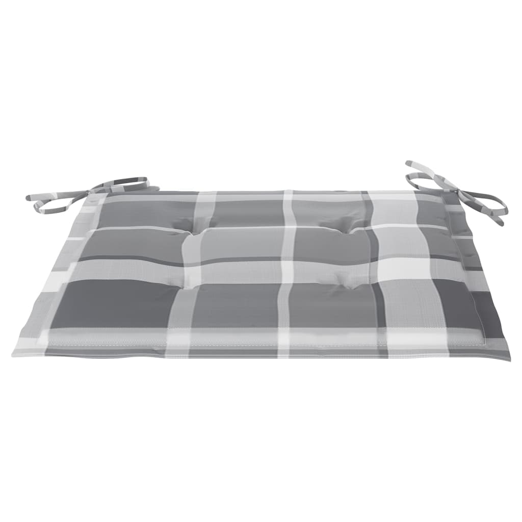 Sedie da Giardino Pieghevoli 8 pz con Cuscini Massello Acacia - homemem39