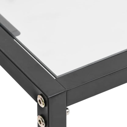 Tavolo Consolle Trasparente 200x35x75,5 cm in Vetro Temperato | homemem39