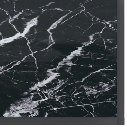 Tavolo Consolle Nero 180x35x75,5 cm in Vetro Temperato | homemem39