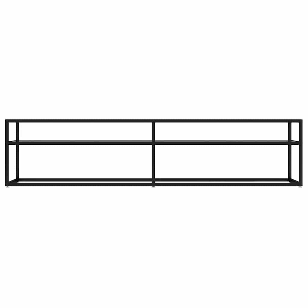 Mobile Porta TV Trasparente 180x40x40,5 cm in Vetro Temperato | homemem39