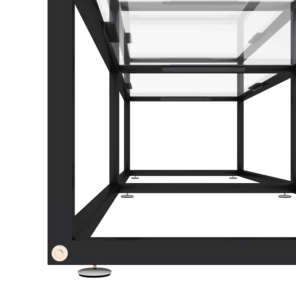 Mobile Porta TV Trasparente 180x40x40,5 cm in Vetro Temperato | homemem39