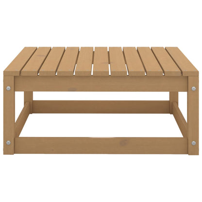 Set Divani da Giardino 3pz Marrone Ambra Legno Massello di Pino - homemem39
