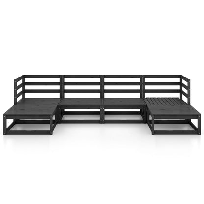 Set Divani da Giardino 6 pz in Legno Massello di Pino - homemem39