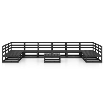 Set Divani da Giardino 11 pz in Legno Massello di Pino - homemem39