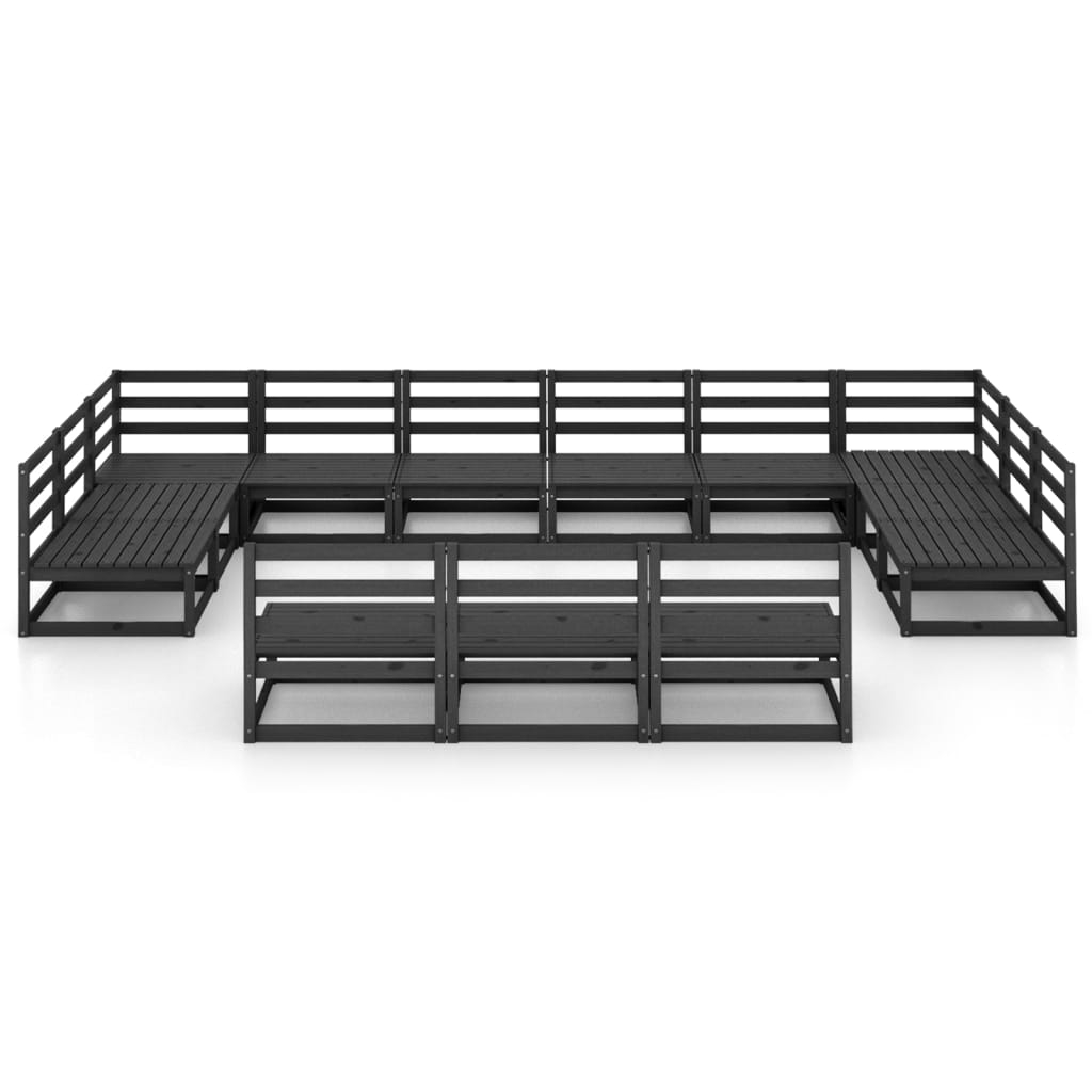 Set Divani da Giardino 13 pz in Legno Massello di Pino - homemem39