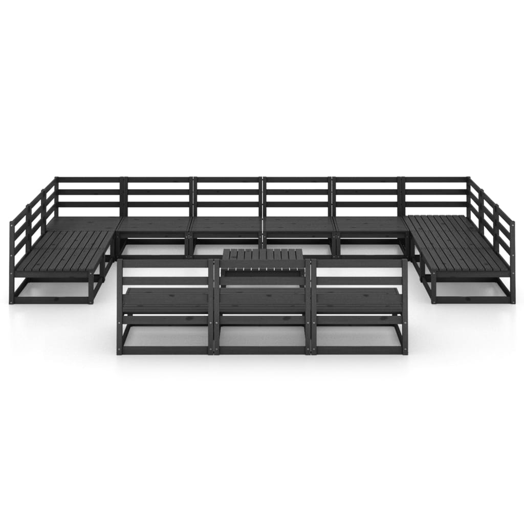 Set Divani da Giardino 14 pz in Legno Massello di Pino - homemem39